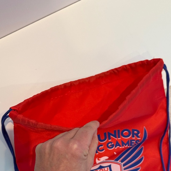 Red Drawstring Backpack - Picture 5 of 7